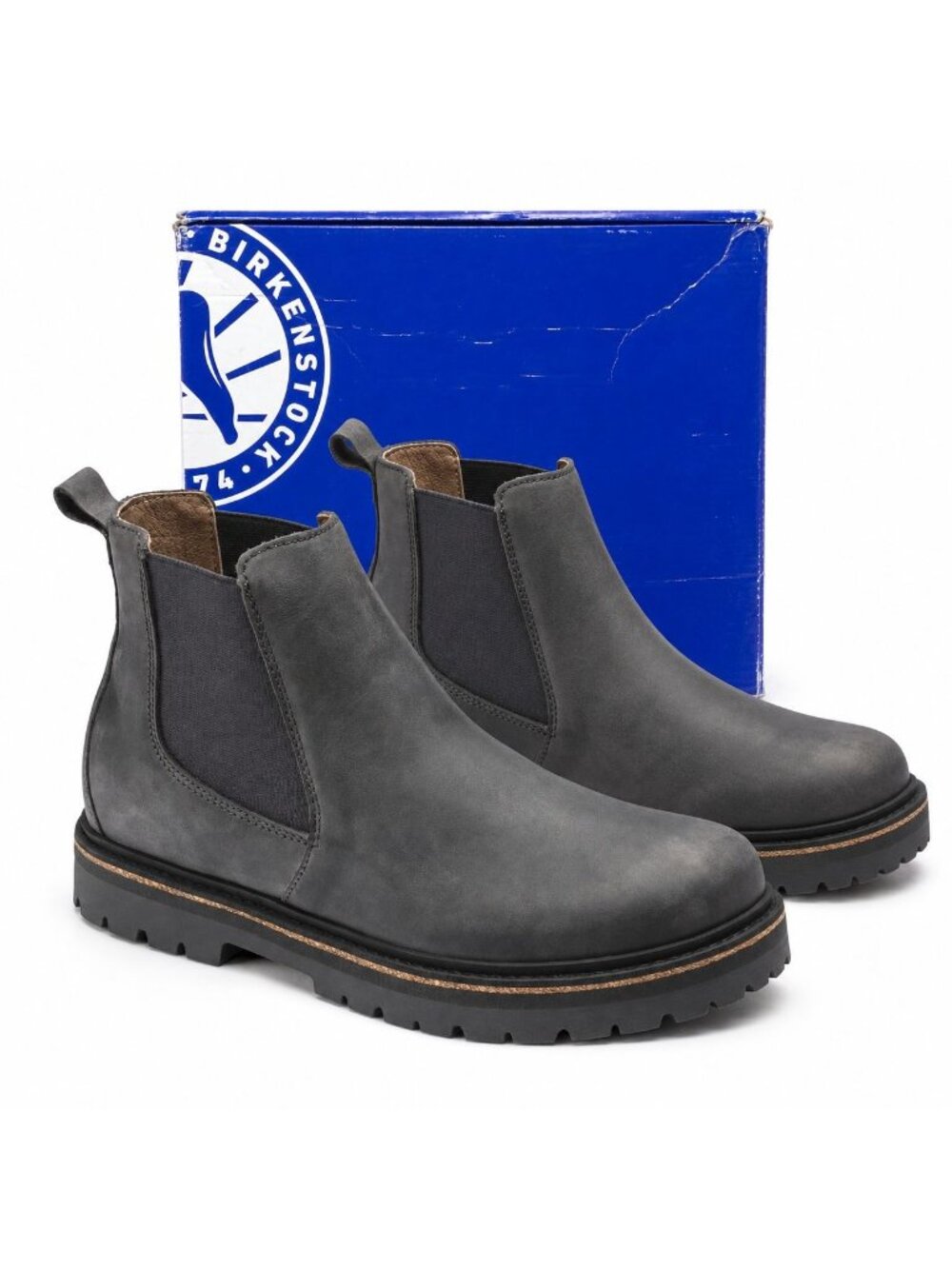 Leather Chelsea Boot Birkenstock Stalon II Graphite EU 42 Men 9 Women 11 Regular